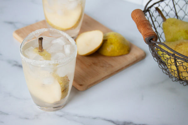 Pear Vanilla Gin Fizz